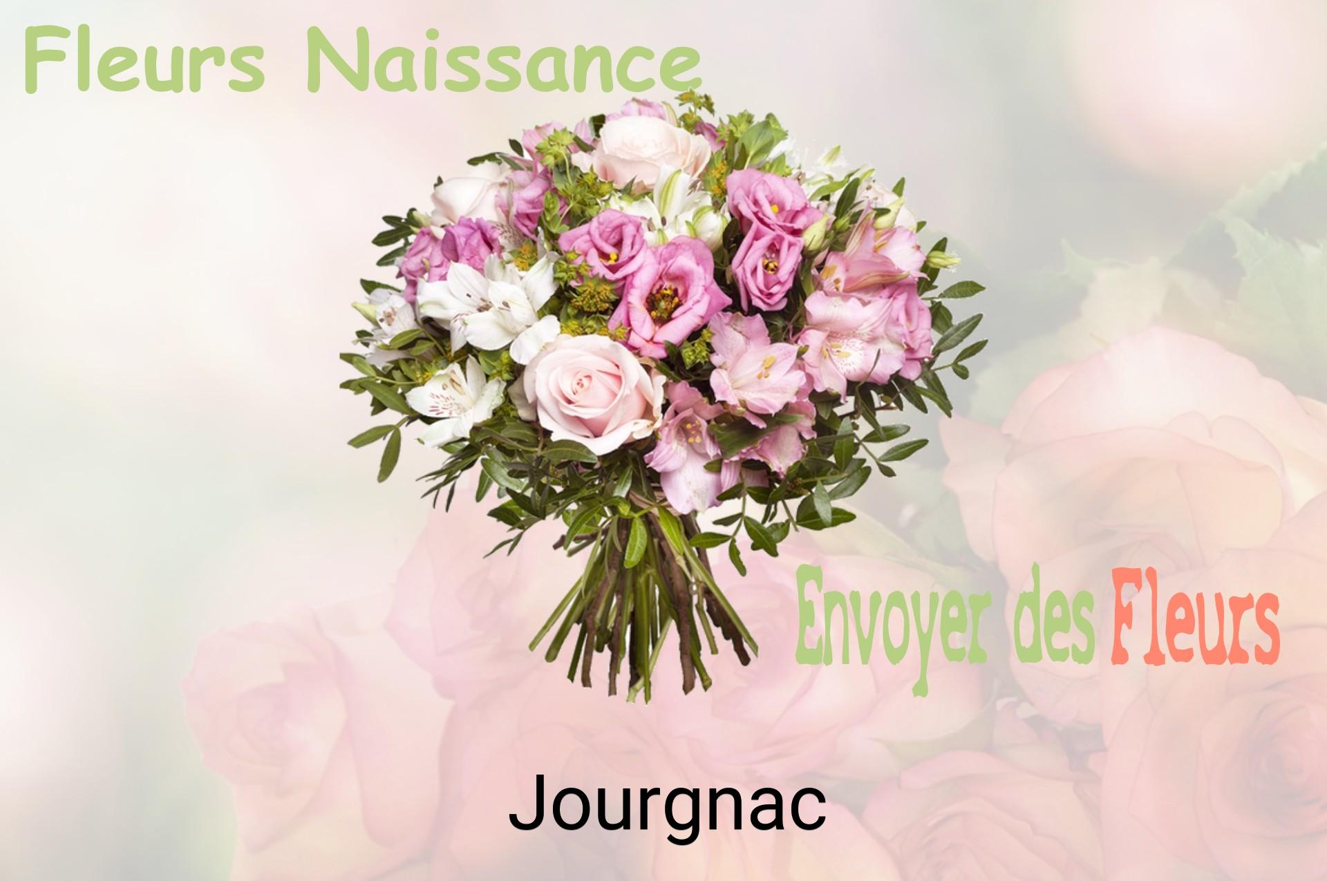 Bouquet de fleurs de naissance livré à Jourgnac